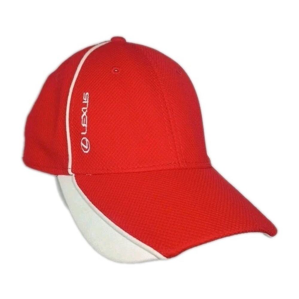 Lexus Red Embroidered 39THIRTY Fitted Hat Large/XL Pre-owned Good Condition